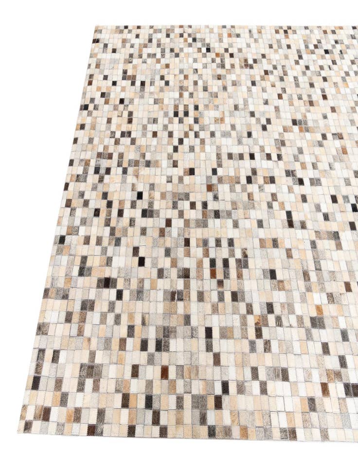 Detail image of  5' x 8' Cowhide Leather Rug