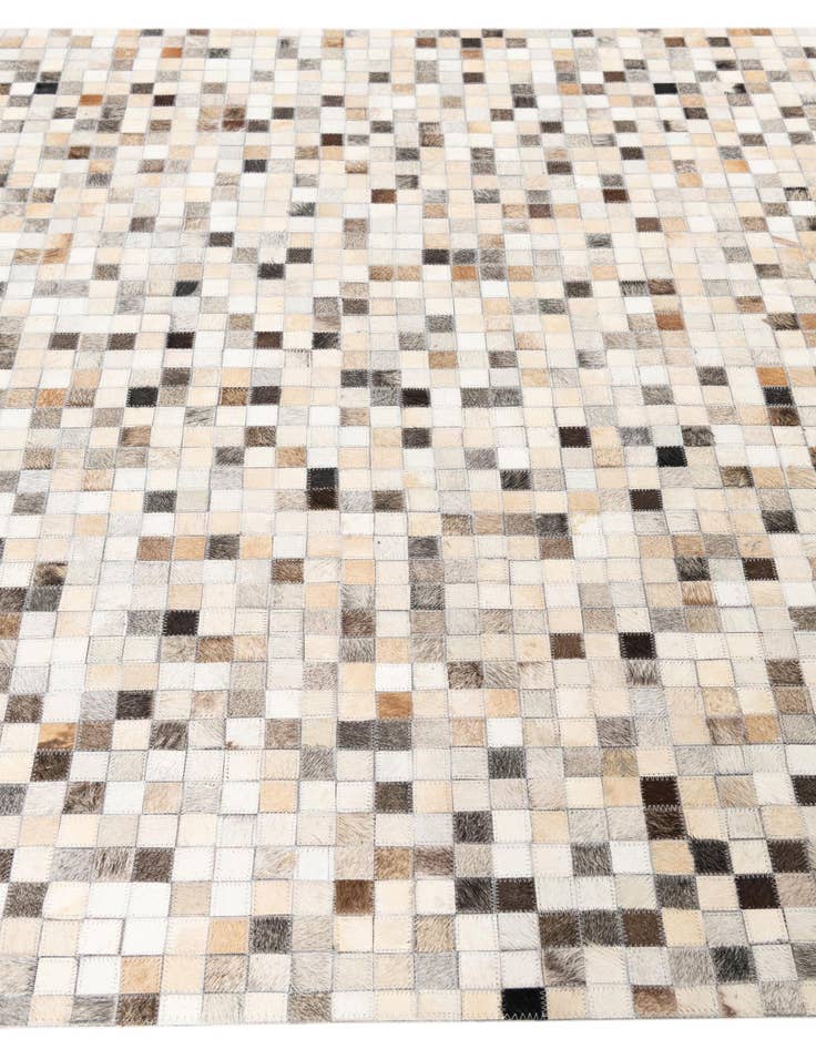 Detail image of  5' x 8' Cowhide Leather Rug