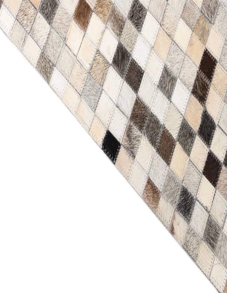 Detail image of  5' x 8' Cowhide Leather Rug
