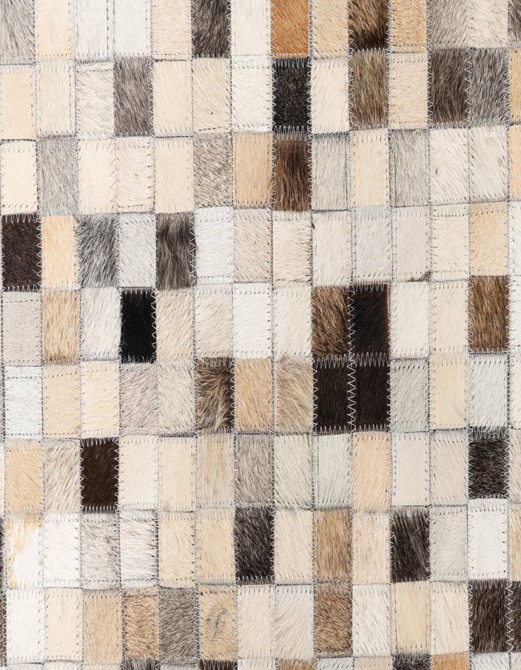 Detail image of  5' x 8' Cowhide Leather Rug