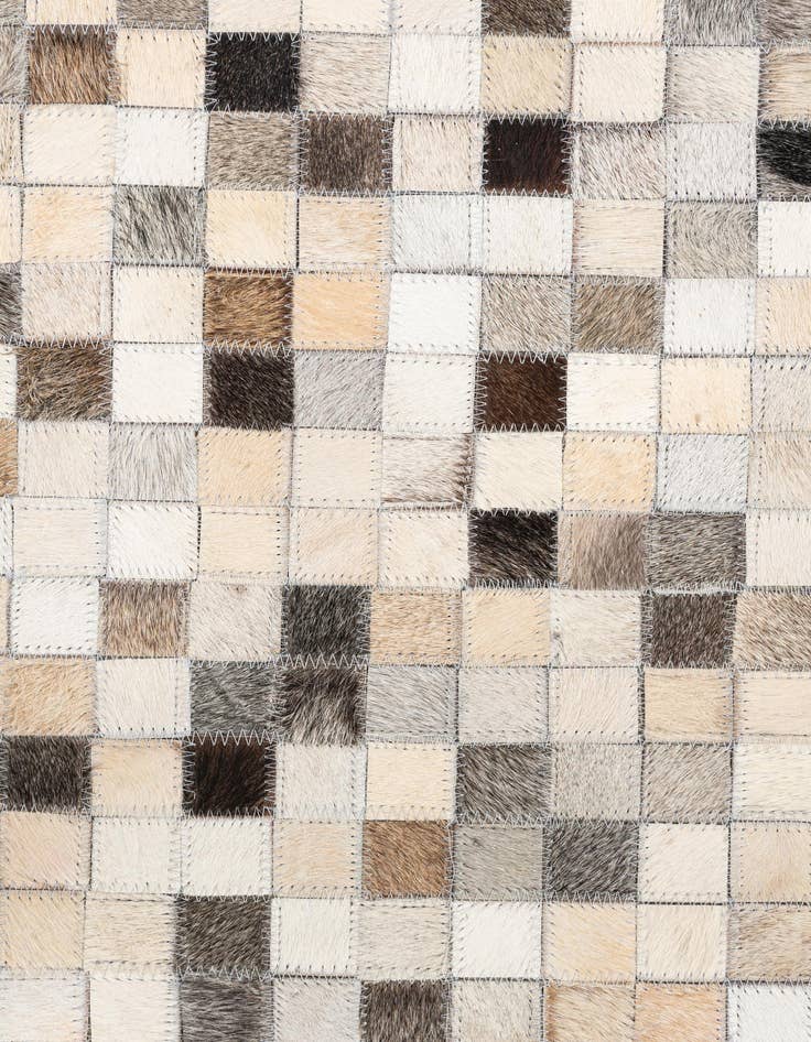 Detail image of  5' x 8' Cowhide Leather Rug
