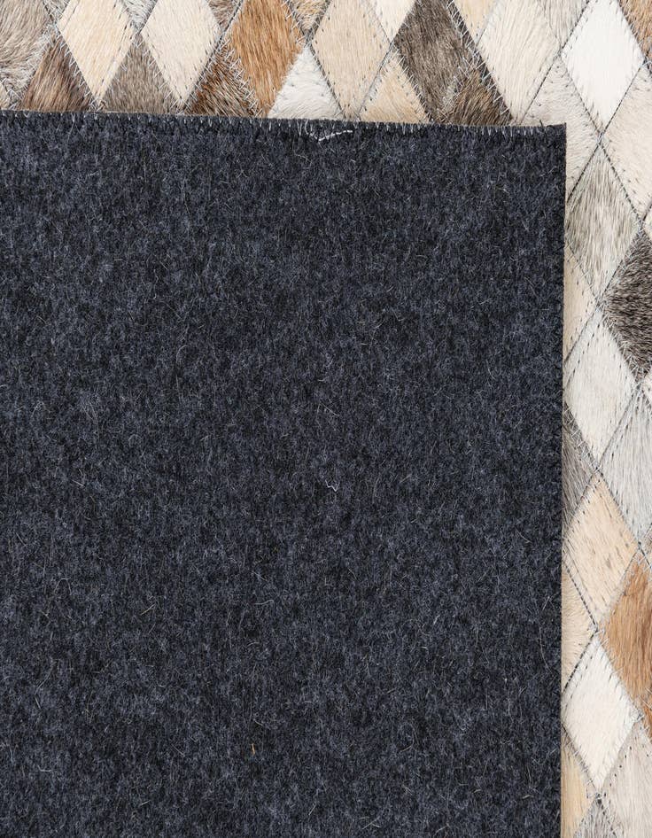 Detail image of  5' x 8' Cowhide Leather Rug