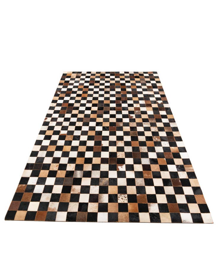 Detail image of  5' x 8' Cowhide Leather Rug