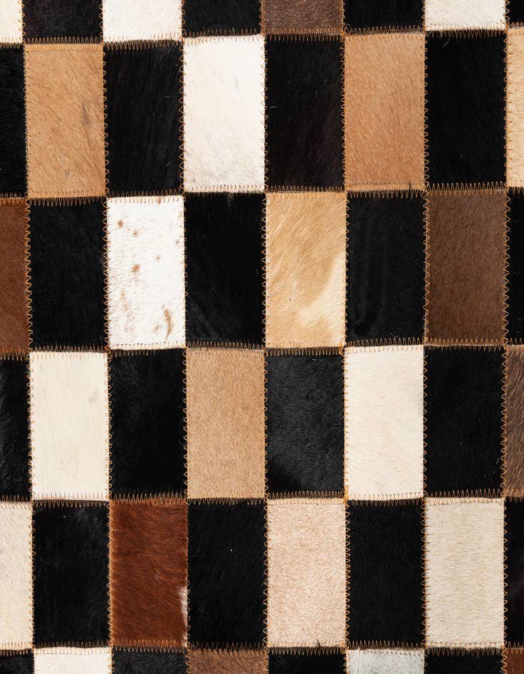 Detail image of  5' x 8' Cowhide Leather Rug