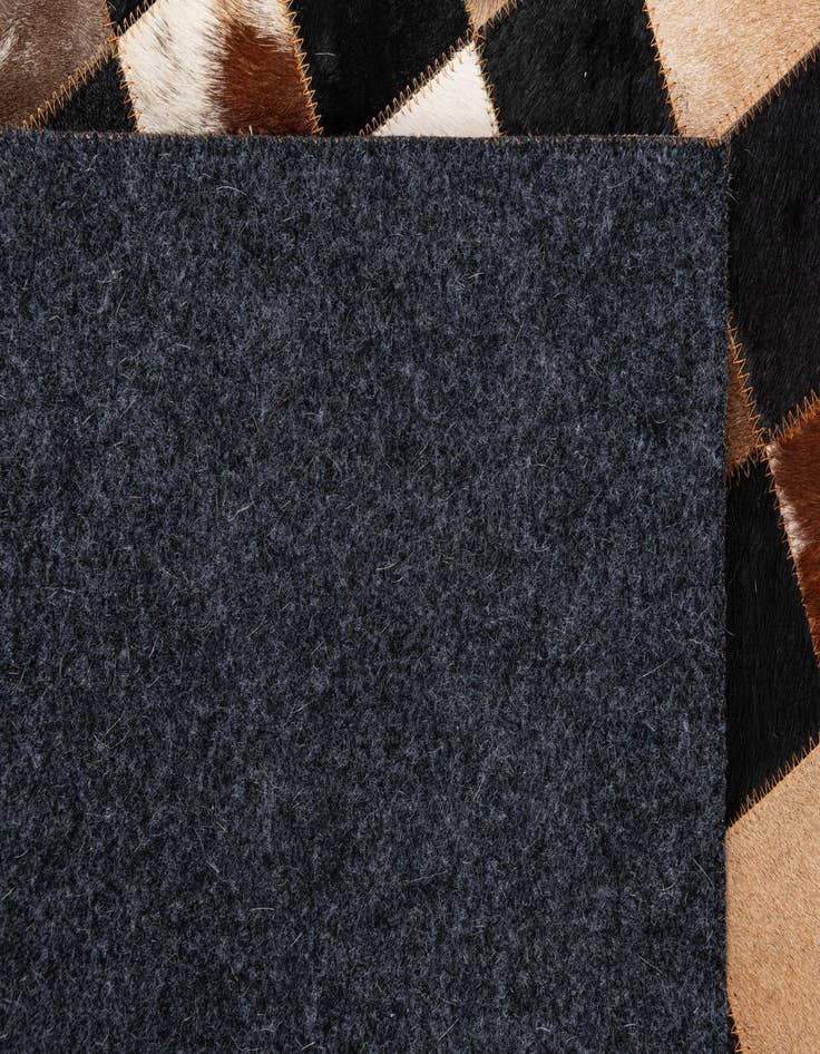 Detail image of  5' x 8' Cowhide Leather Rug