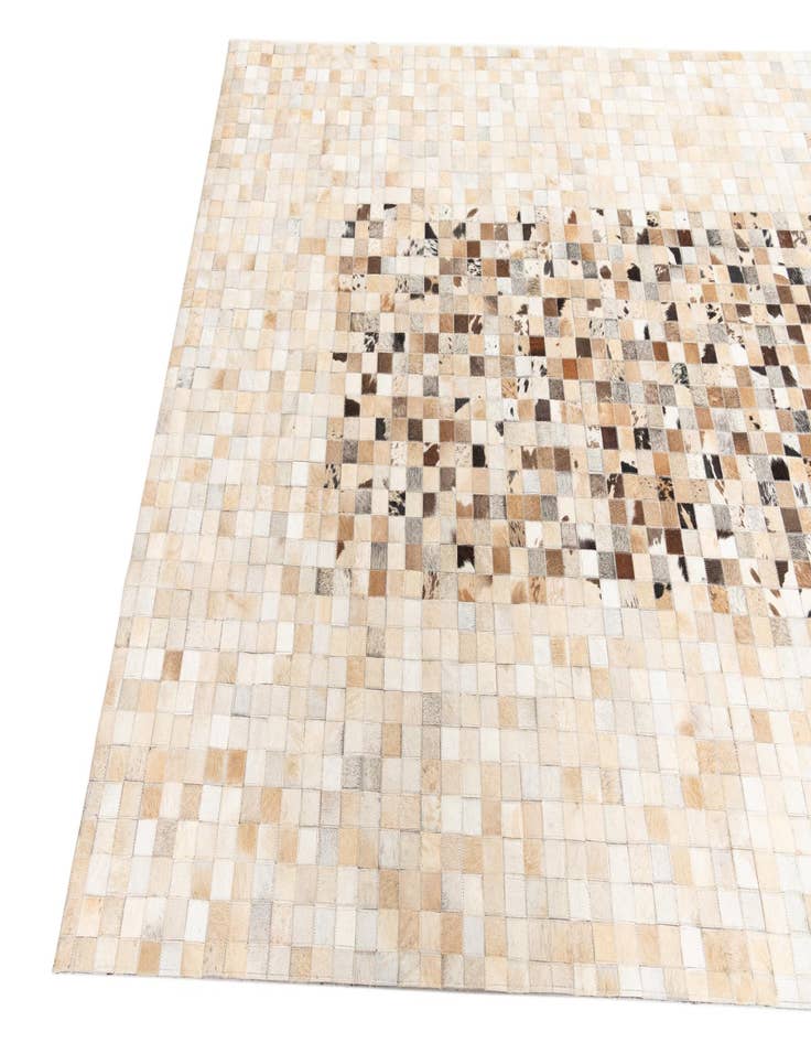 Detail image of  5' x 8' Cowhide Leather Rug