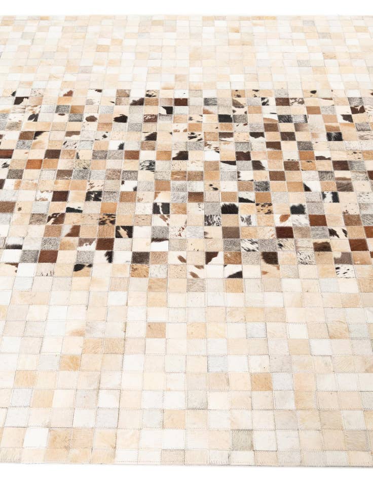 Detail image of  5' x 8' Cowhide Leather Rug