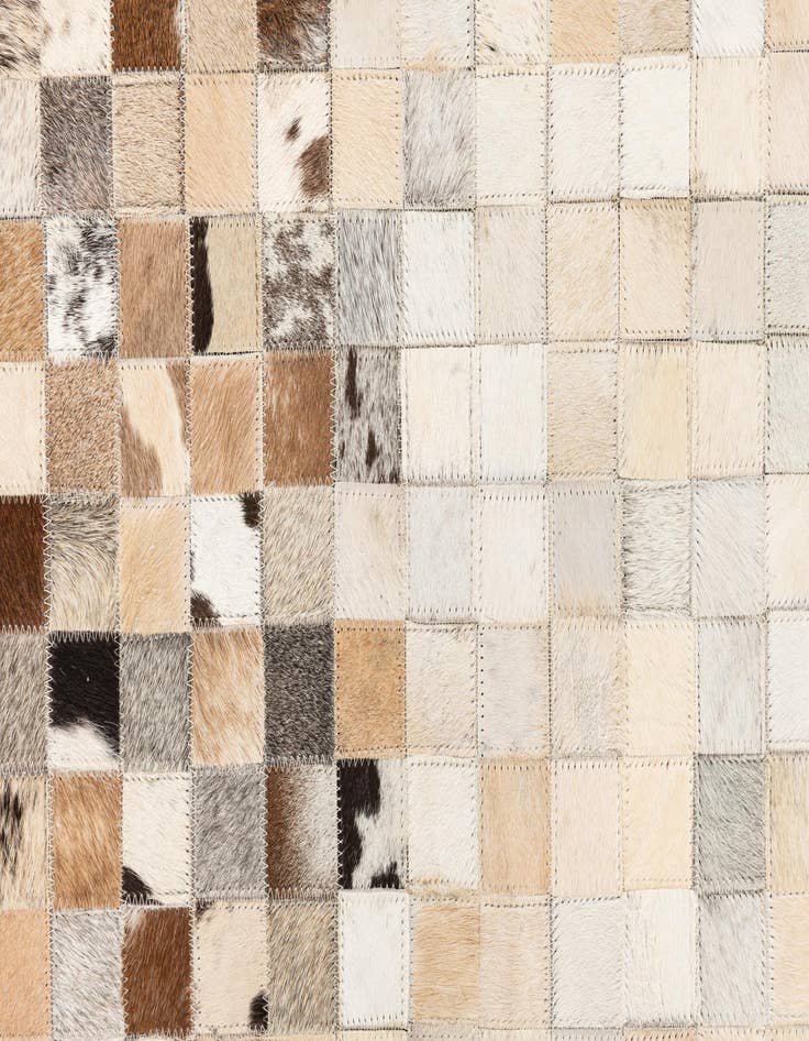 Detail image of  5' x 8' Cowhide Leather Rug