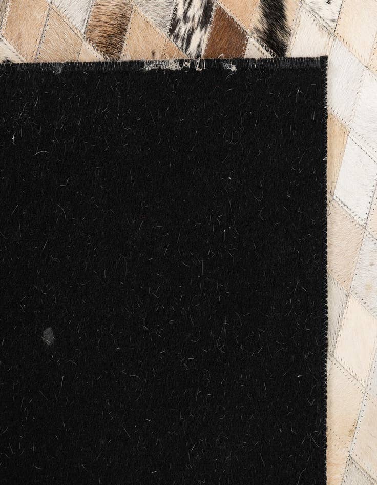 Detail image of  5' x 8' Cowhide Leather Rug