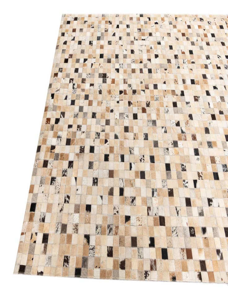 Detail image of  5' x 8' Cowhide Leather Rug