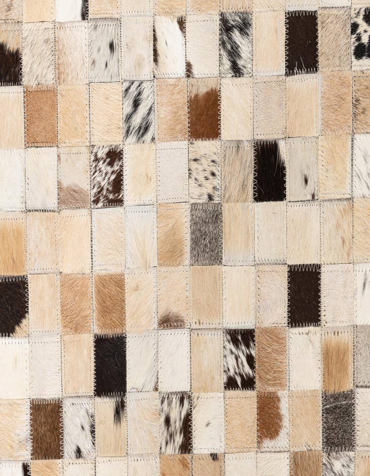 Detail image of  5' x 8' Cowhide Leather Rug