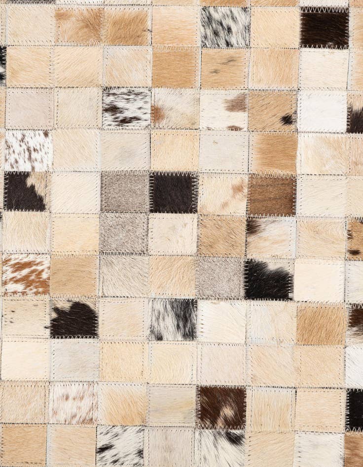 Detail image of  5' x 8' Cowhide Leather Rug