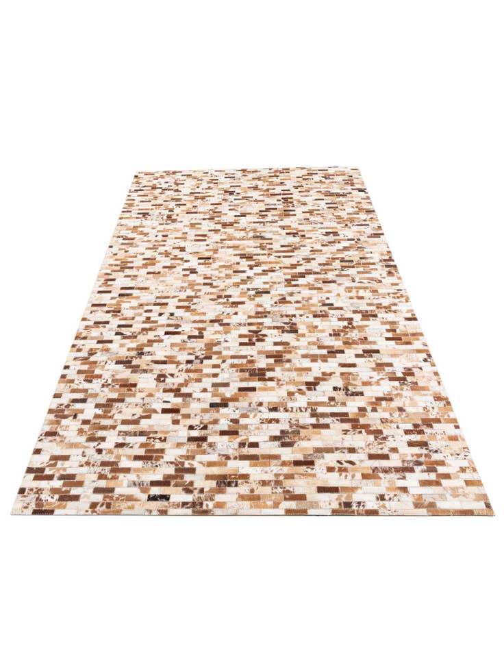 Detail image of  5' 2 x 8' Cowhide Leather Rug