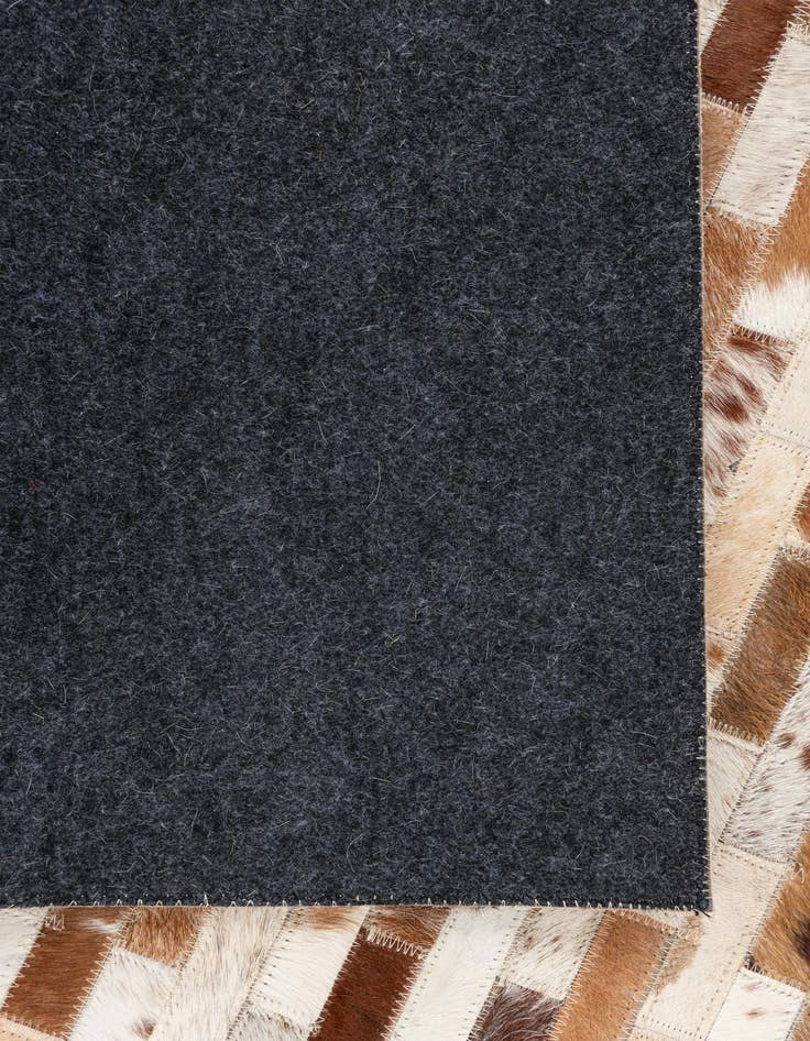 Detail image of  5' 2 x 8' Cowhide Leather Rug