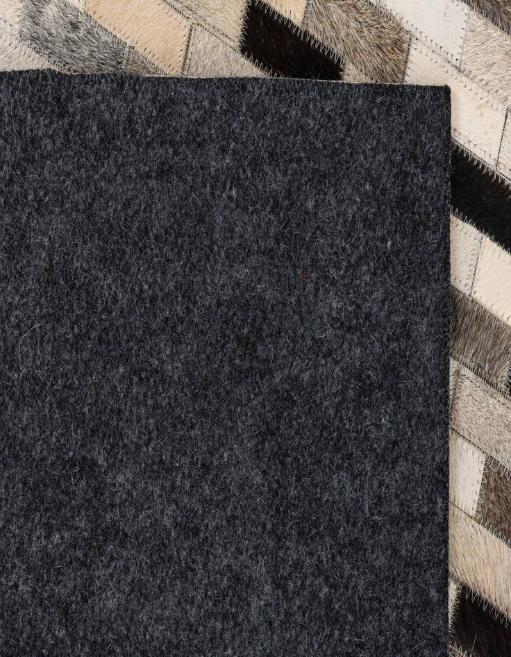 Detail image of  5' x 8' Cowhide Leather Rug