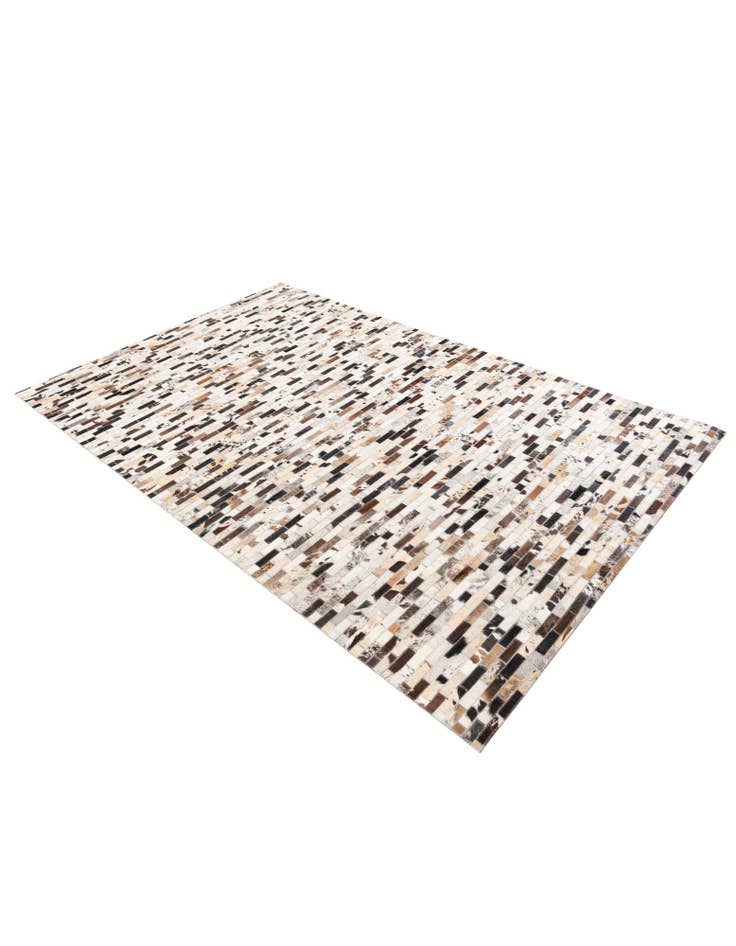 Detail image of  5' x 7' 10 Cowhide Leather Rug