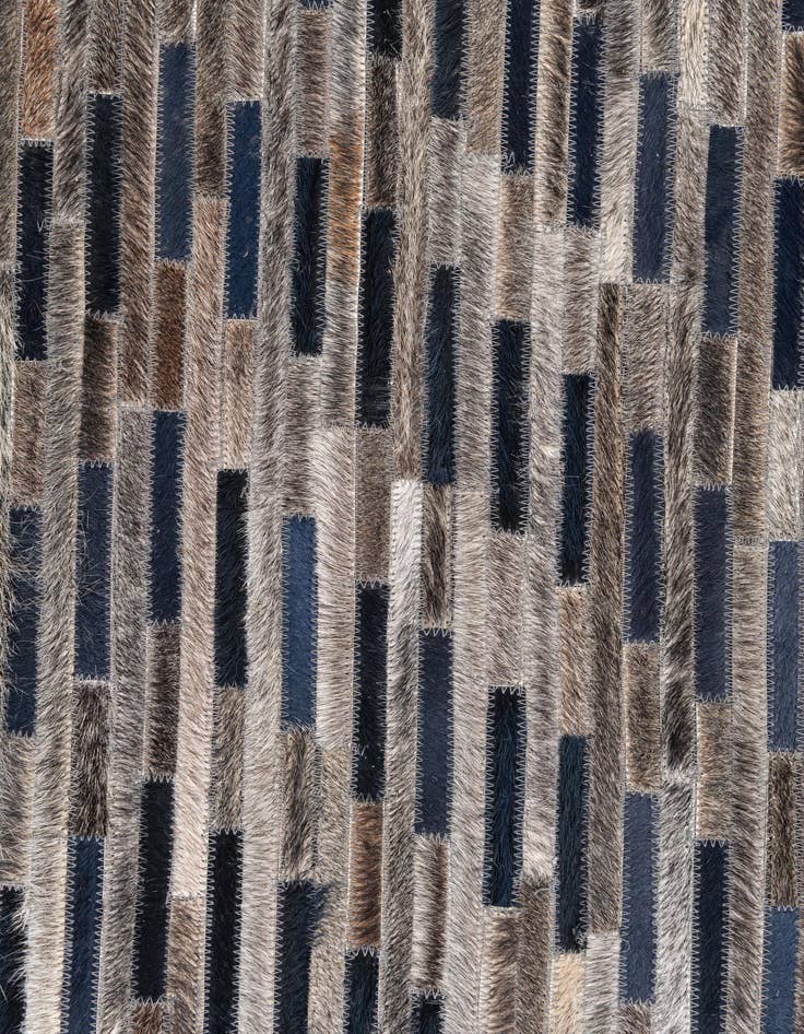 Detail image of  4' x 6' Cowhide Leather Rug