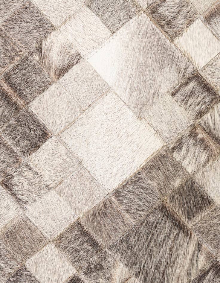 Detail image of  3' 10 x 6' 1 Cowhide Leather Rug