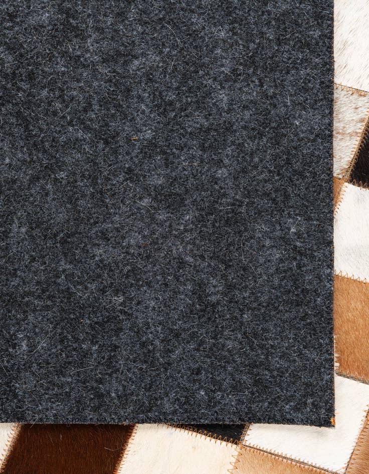 Detail image of  5' x 8' 1 Cowhide Leather Rug