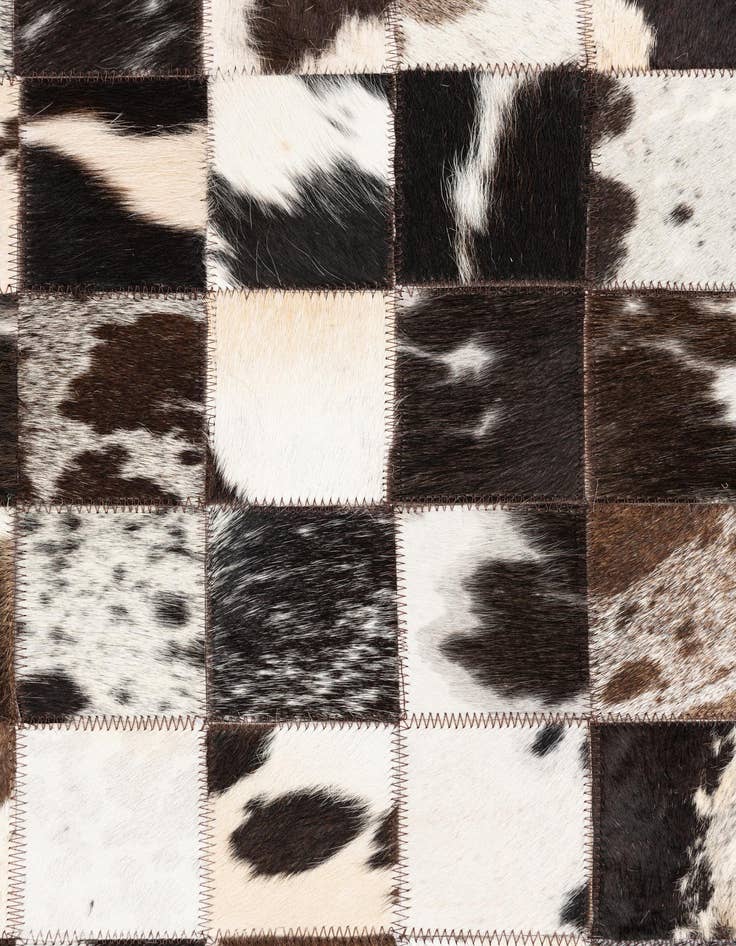 Detail image of  5' x 8' Cowhide Leather Rug