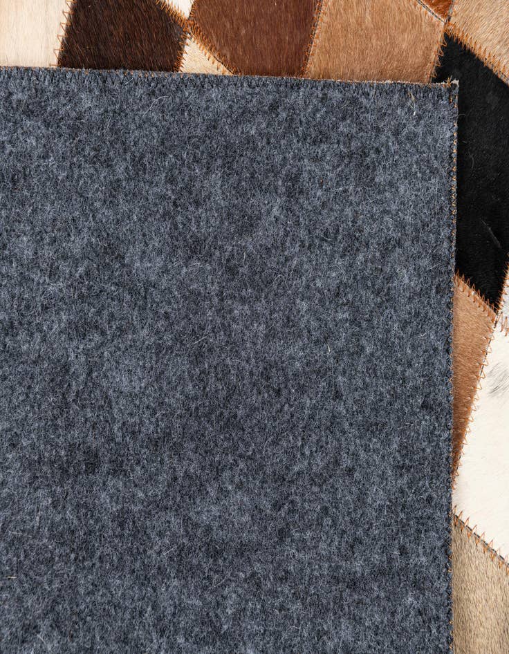 Detail image of  5' x 8' 1 Cowhide Leather Rug