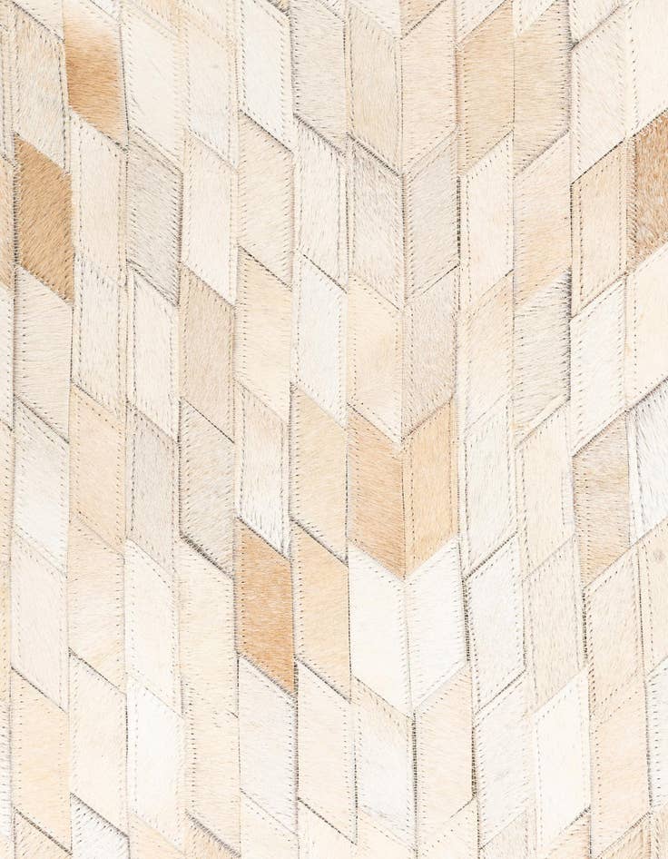 Detail image of  5' 2 x 8' Cowhide Leather Rug