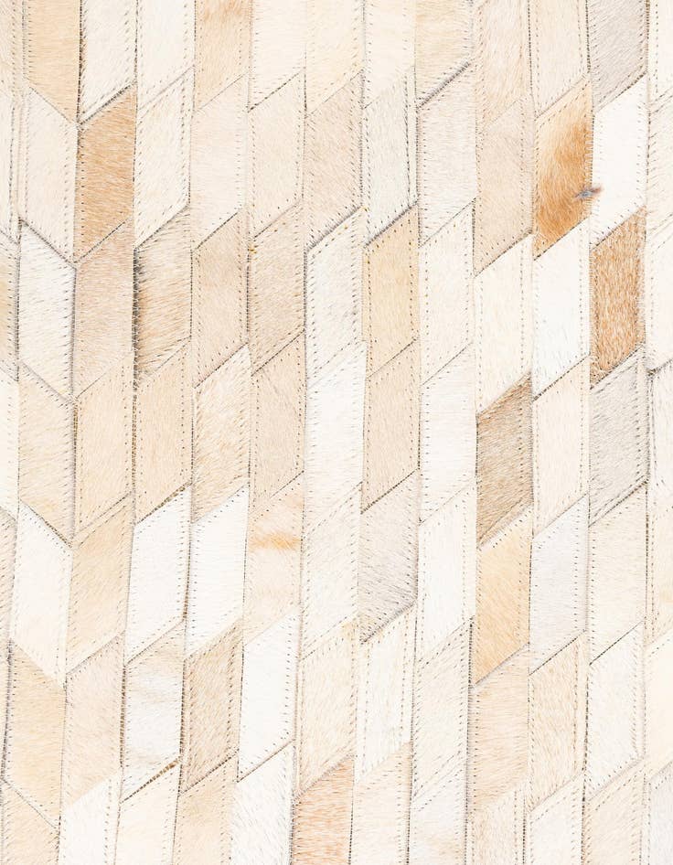 Detail image of  5' 2 x 8' Cowhide Leather Rug