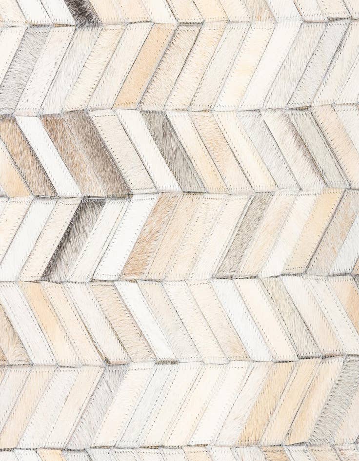 Detail image of  5' x 7' 9 Cowhide Leather Rug