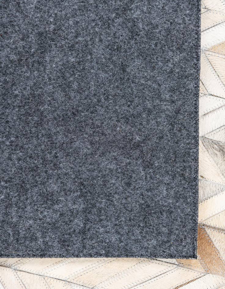 Detail image of  5' x 7' 9 Cowhide Leather Rug