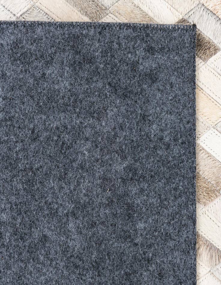 Detail image of  5' x 7' 10 Cowhide Leather Rug