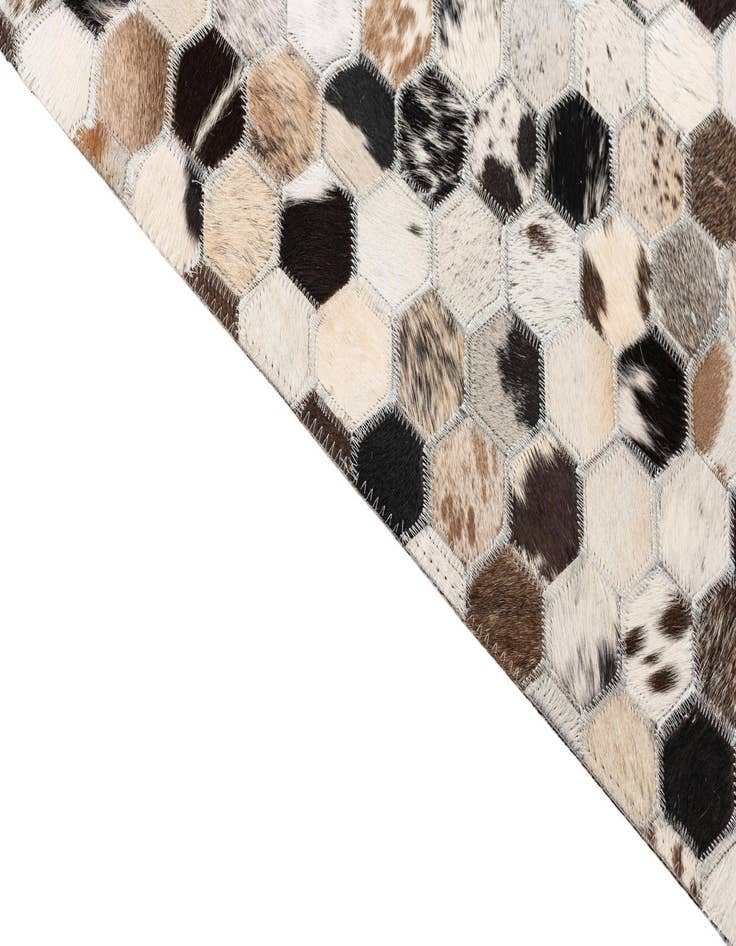 Detail image of  5' x 8' Cowhide Leather Rug