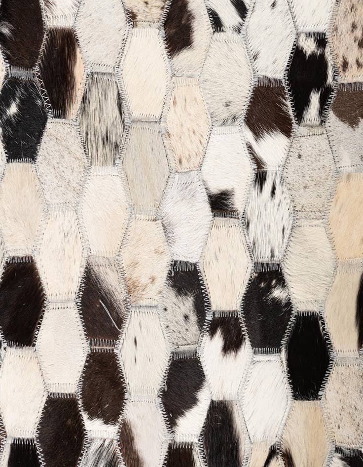 Detail image of  5' x 8' Cowhide Leather Rug