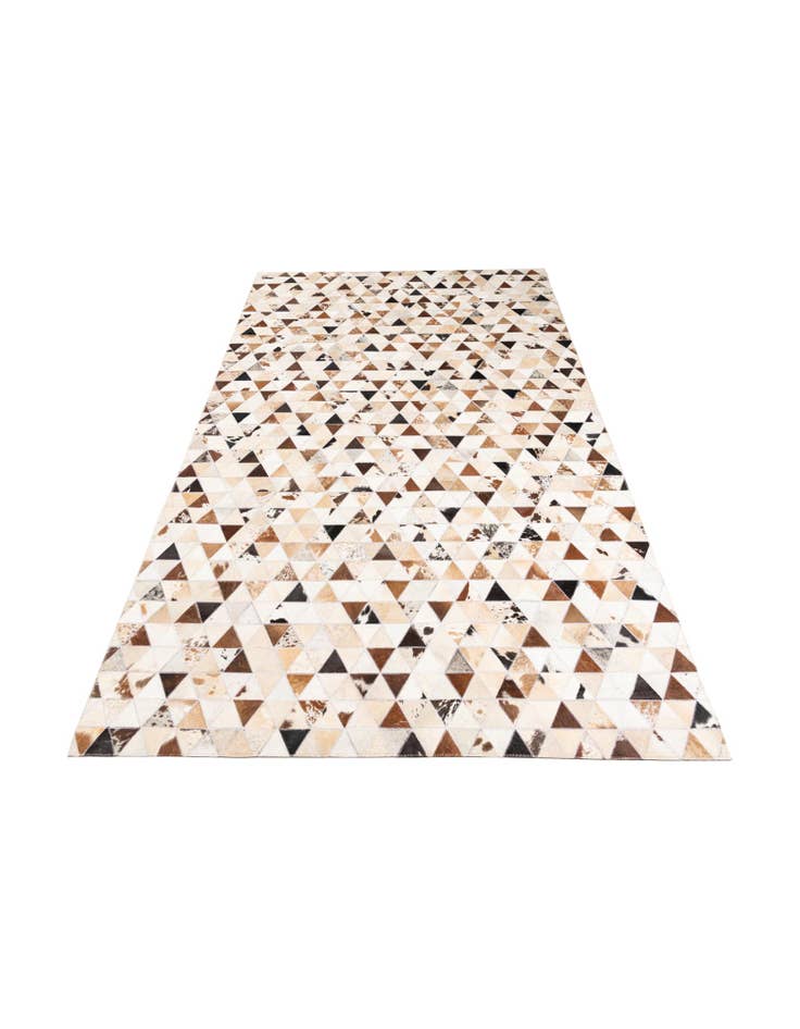 Detail image of  4' 10 x 7' 10 Cowhide Leather Rug