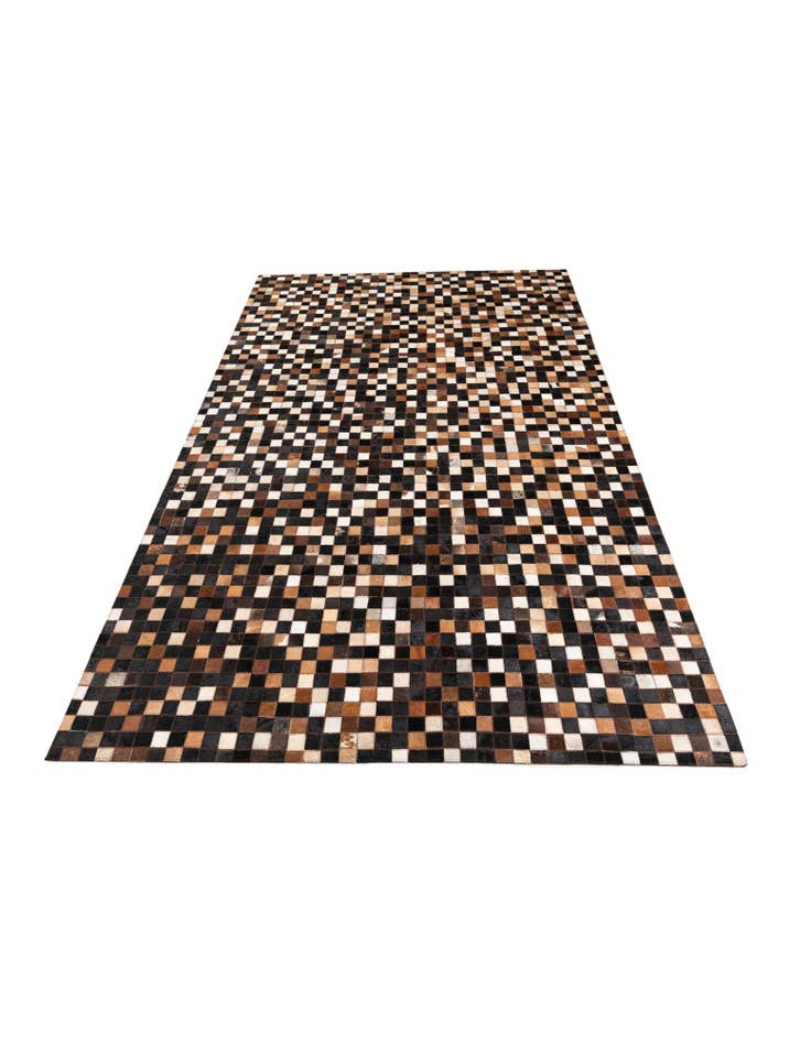 Detail image of  5' x 8' 1 Cowhide Leather Rug