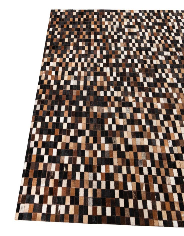 Detail image of  5' x 8' 1 Cowhide Leather Rug