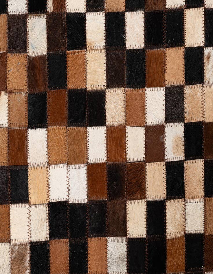 Detail image of  5' x 8' 1 Cowhide Leather Rug