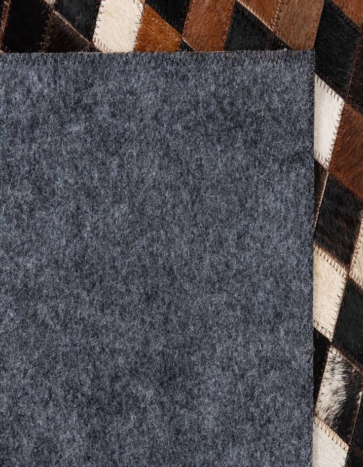 Detail image of  5' x 8' 1 Cowhide Leather Rug