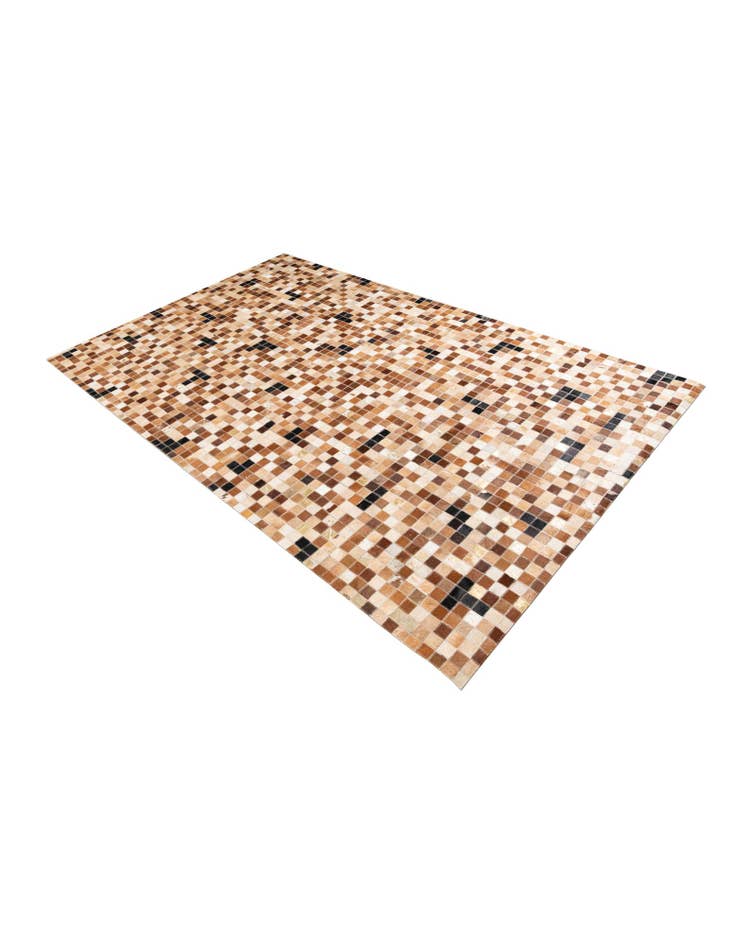 Detail image of  5' x 8' 1 Cowhide Leather Rug