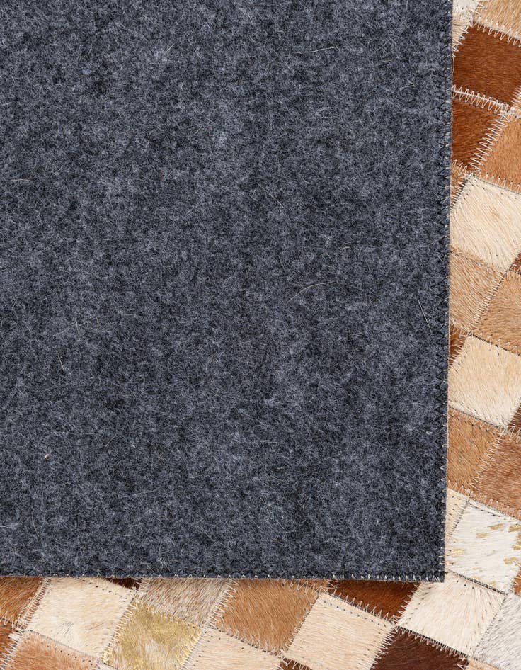 Detail image of  5' x 8' 1 Cowhide Leather Rug