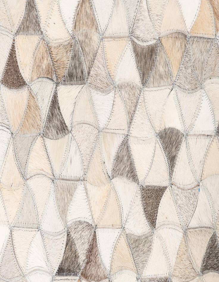 Detail image of  5' x 7' 10 Cowhide Leather Rug