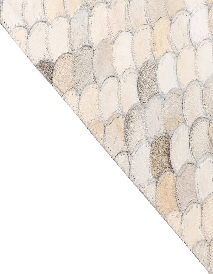 Detail image of  5' x 8' Cowhide Leather Rug