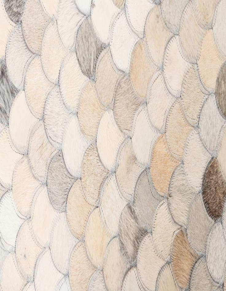 Detail image of  5' x 8' Cowhide Leather Rug