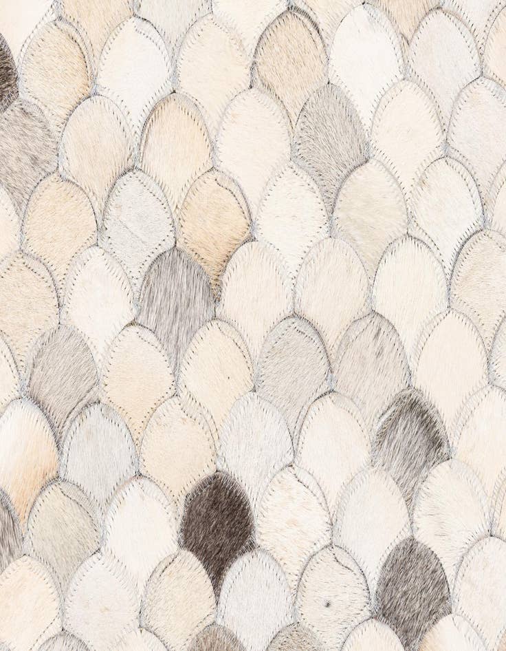 Detail image of  5' x 8' Cowhide Leather Rug