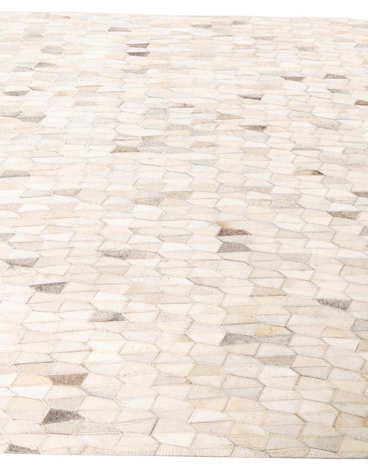 Detail image of  5' 2 x 8' Cowhide Leather Rug