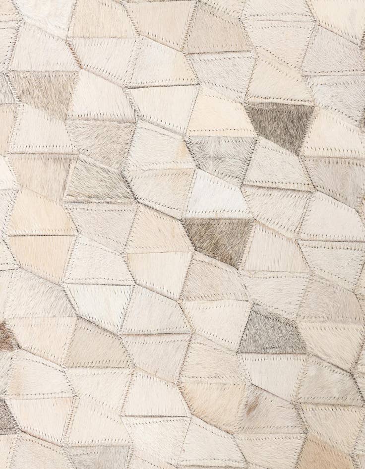 Detail image of  5' 2 x 8' Cowhide Leather Rug