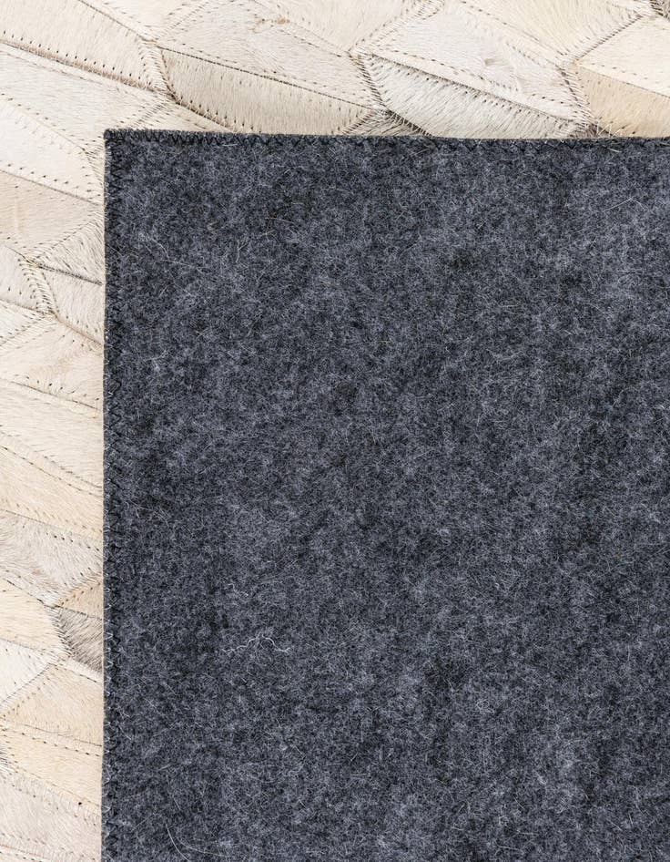 Detail image of  5' 2 x 8' Cowhide Leather Rug