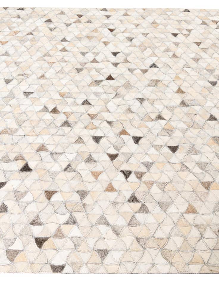 Detail image of  5' 1 x 8' Cowhide Leather Rug