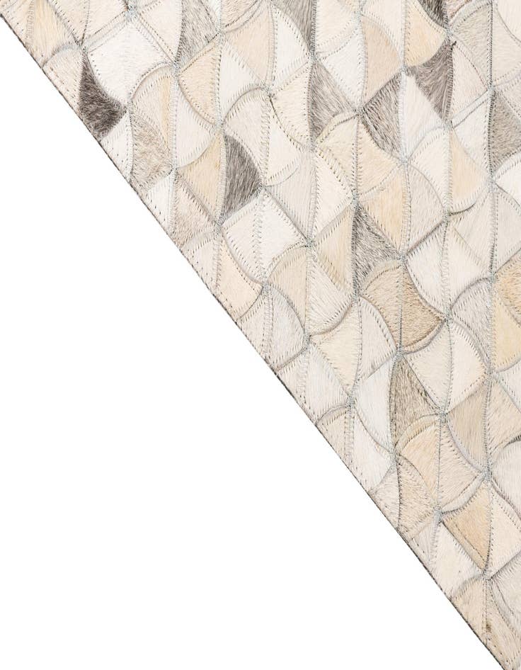 Detail image of  5' 1 x 8' Cowhide Leather Rug