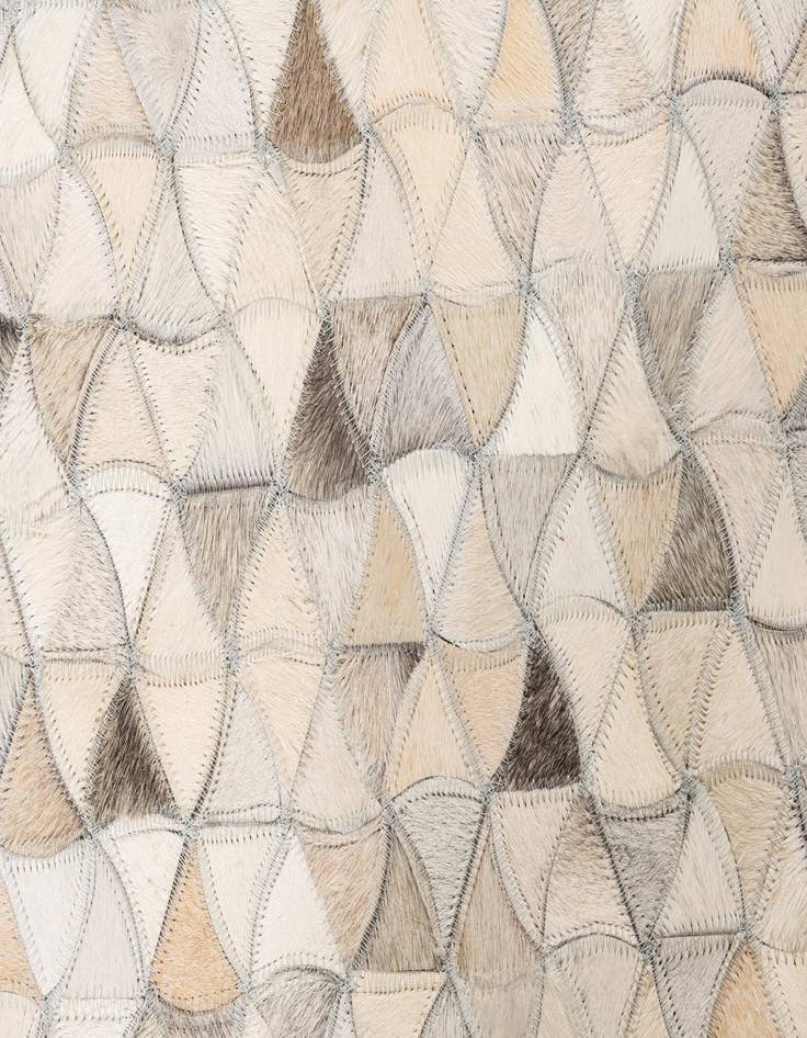 Detail image of  5' 1 x 8' Cowhide Leather Rug
