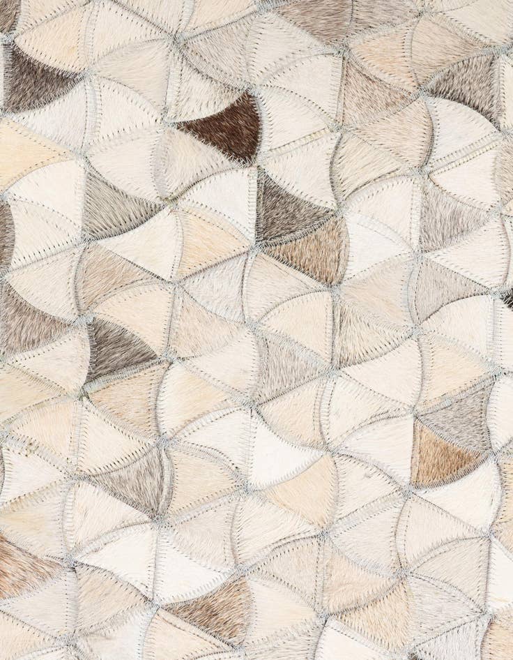 Detail image of  5' 1 x 8' Cowhide Leather Rug